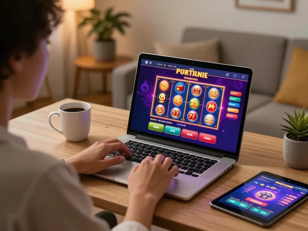 Person engaging with the hidden wiki online casino, focused on connecting with virtual gaming experiences.