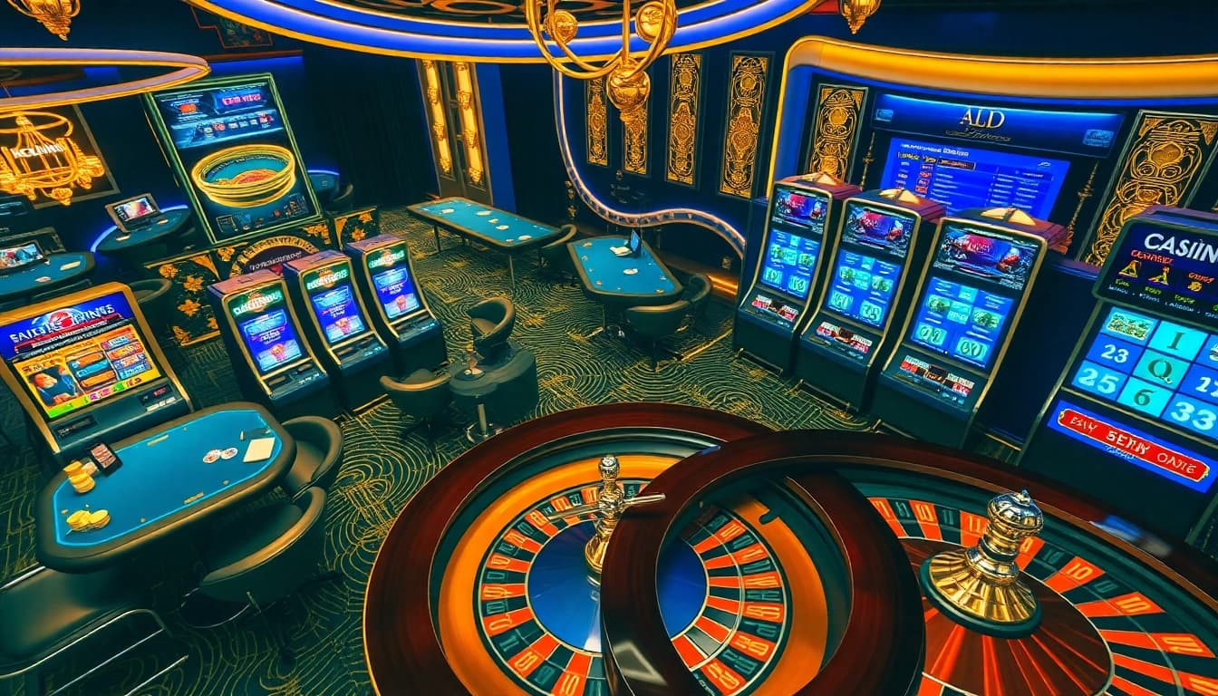 Découvrez l'excitation du casino en ligne Français 2026 avec une action de jeu vibrante et des installations luxueuses.