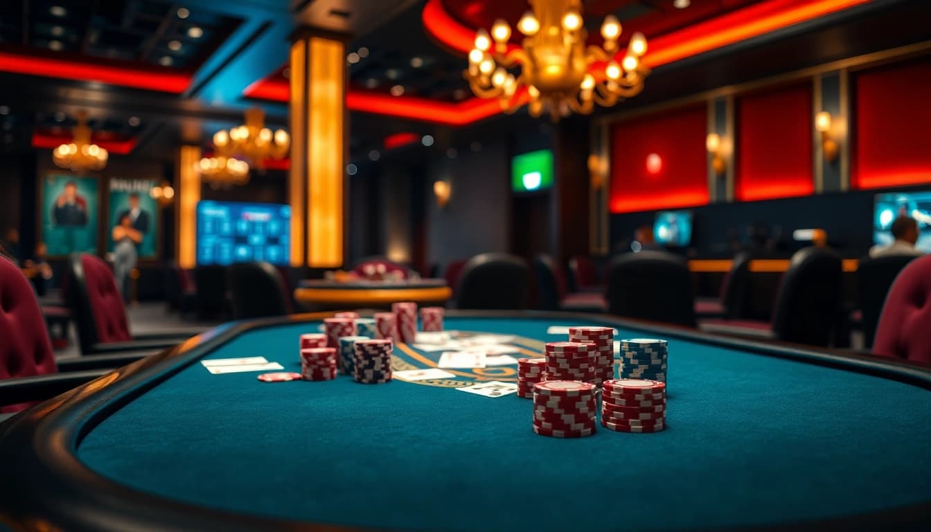 Erfahren Sie mehr über den casino bonus ohne einzahlung neu und erleben Sie spannende Poker-Action in einem eleganten Casino.