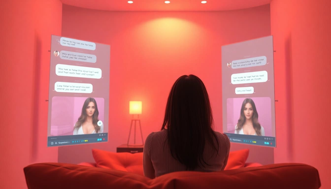 Engaging NSFW AI chat environment showcasing intimate interactions with AI characters.