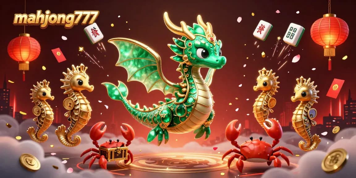 Experience winning strategies for mahjong777 with vibrant casino-themed treasures and characters.