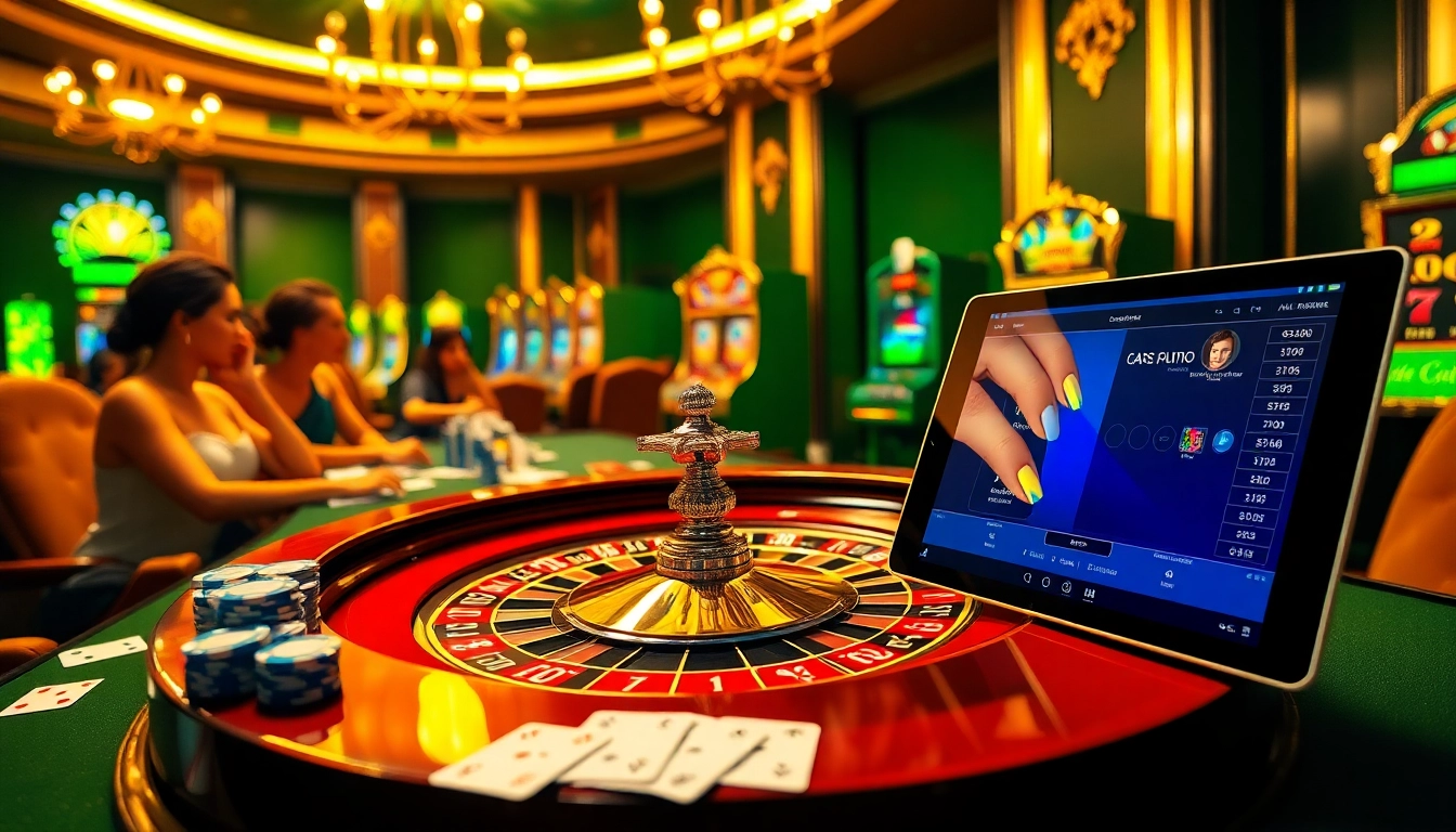 Vivez l'excitation du casino en ligne Français 2026 avec des joueurs d'élite profitant de la roulette et du poker.