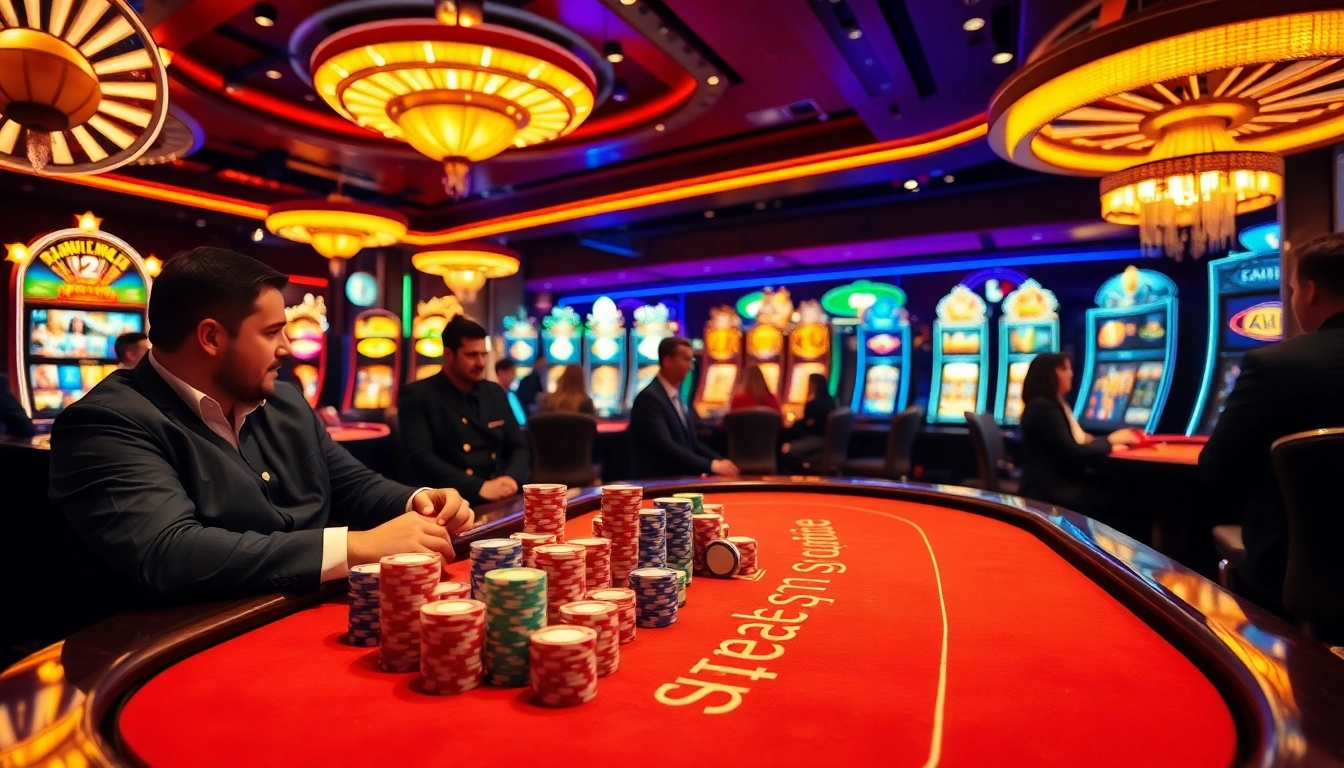 Découvrez l'excitation du casino en ligne Français 2026 avec une action de poker dynamique et du luxe.
