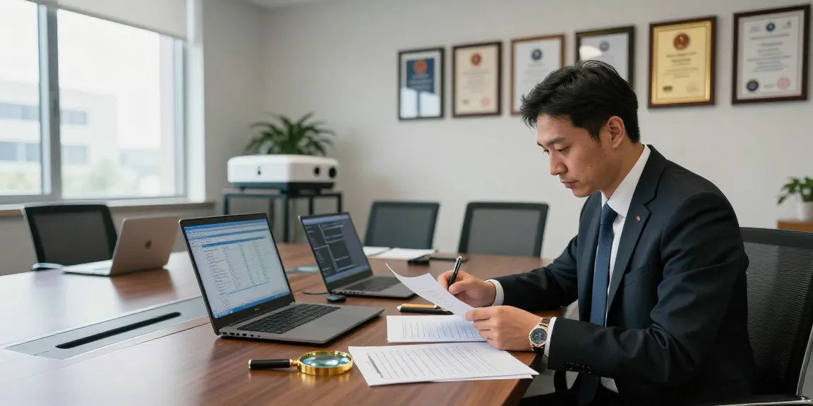 Analisis keuangan di aafikotamedan.org oleh auditor forensik profesional di kantor modern.