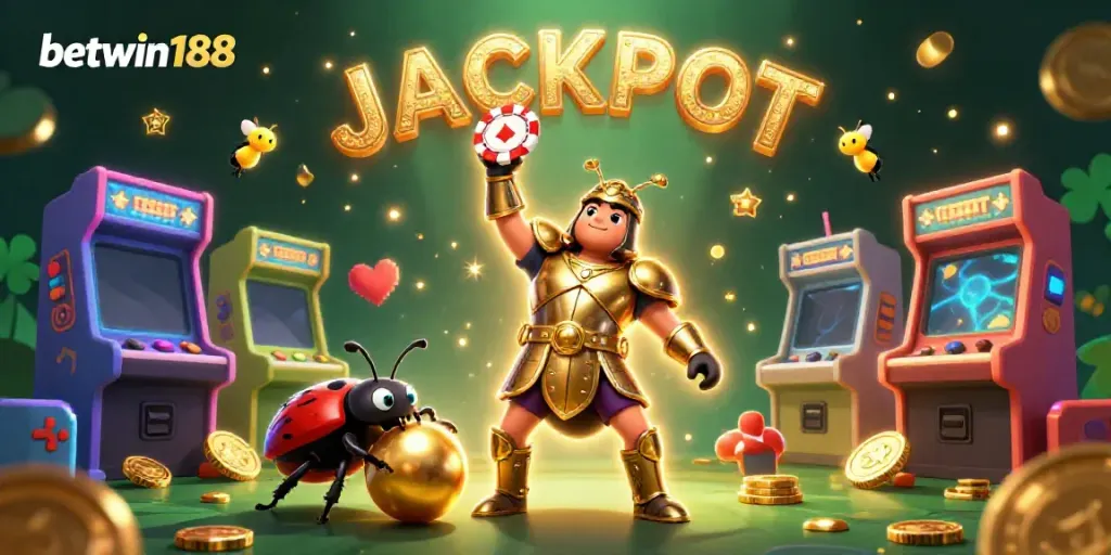 Menangkan jackpot dengan betwin188 dalam ilustrasi kasino 3D yang menarik.