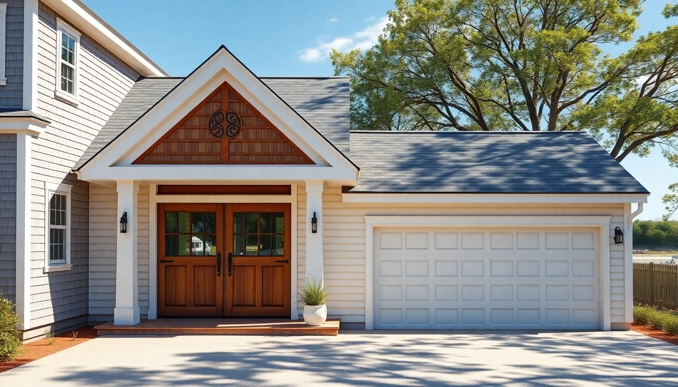Experience stunning cape cod home addition featuring an elegant attached garage and beautiful surroundings.