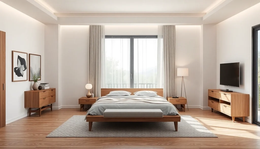 Dimensioni letto una piazza e mezza: vista dettagliata e accogliente di un letto matrimoniale in una camera ben arredata.