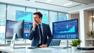 Implementing Cost-Effective IT Management strategies with a consultant in a modern office.