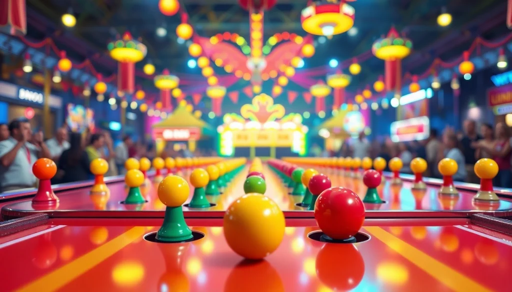 Aktifkan demo plinko dengan bola meluncur di papan pegs berwarna-warni untuk hiburan.