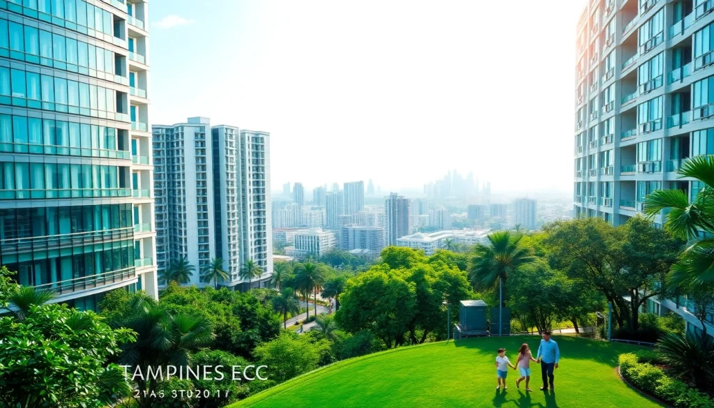 Discover the luxury lifestyle at Tampines EC, showcasing modern architecture and vibrant community.