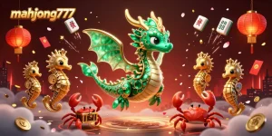 Experience winning strategies for mahjong777 with vibrant casino-themed treasures and characters.
