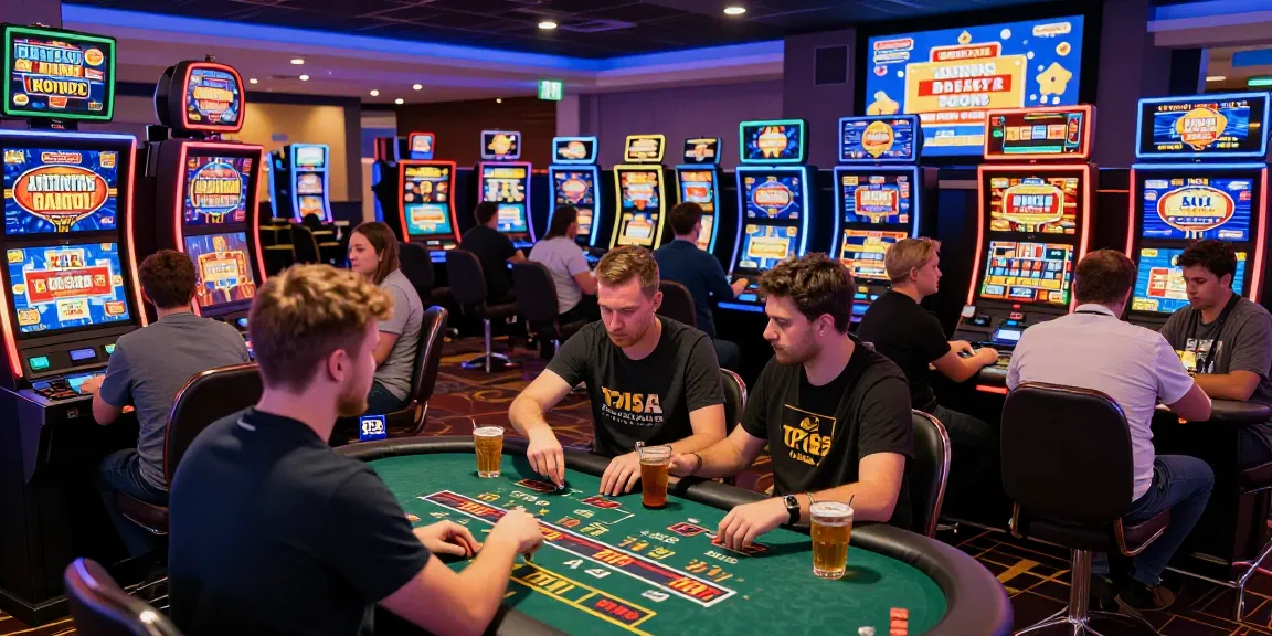 Exciting gameplay at scoarch.org.uk's featured credit card casinos, highlighting Visa and Mastercard usage in a vibrant setting.