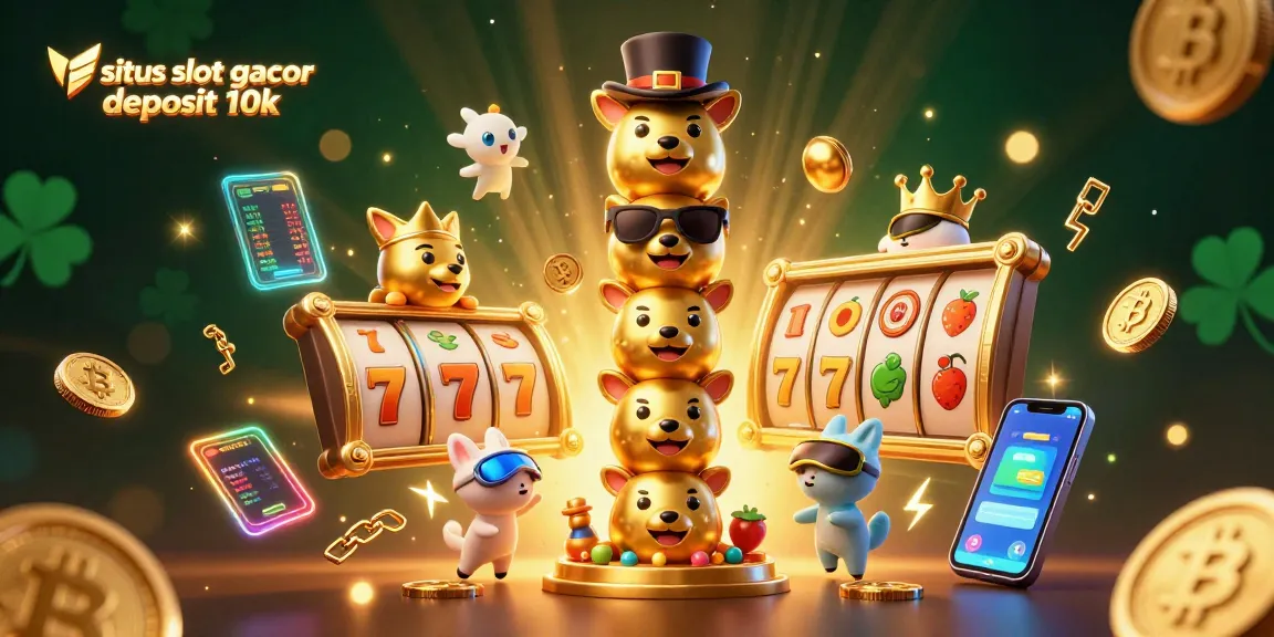 Play with situs slot gacor deposit 10k using vibrant 3D totem characters and dynamic casino elements.